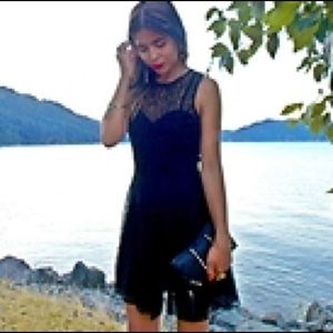 Armani exchange lace dress